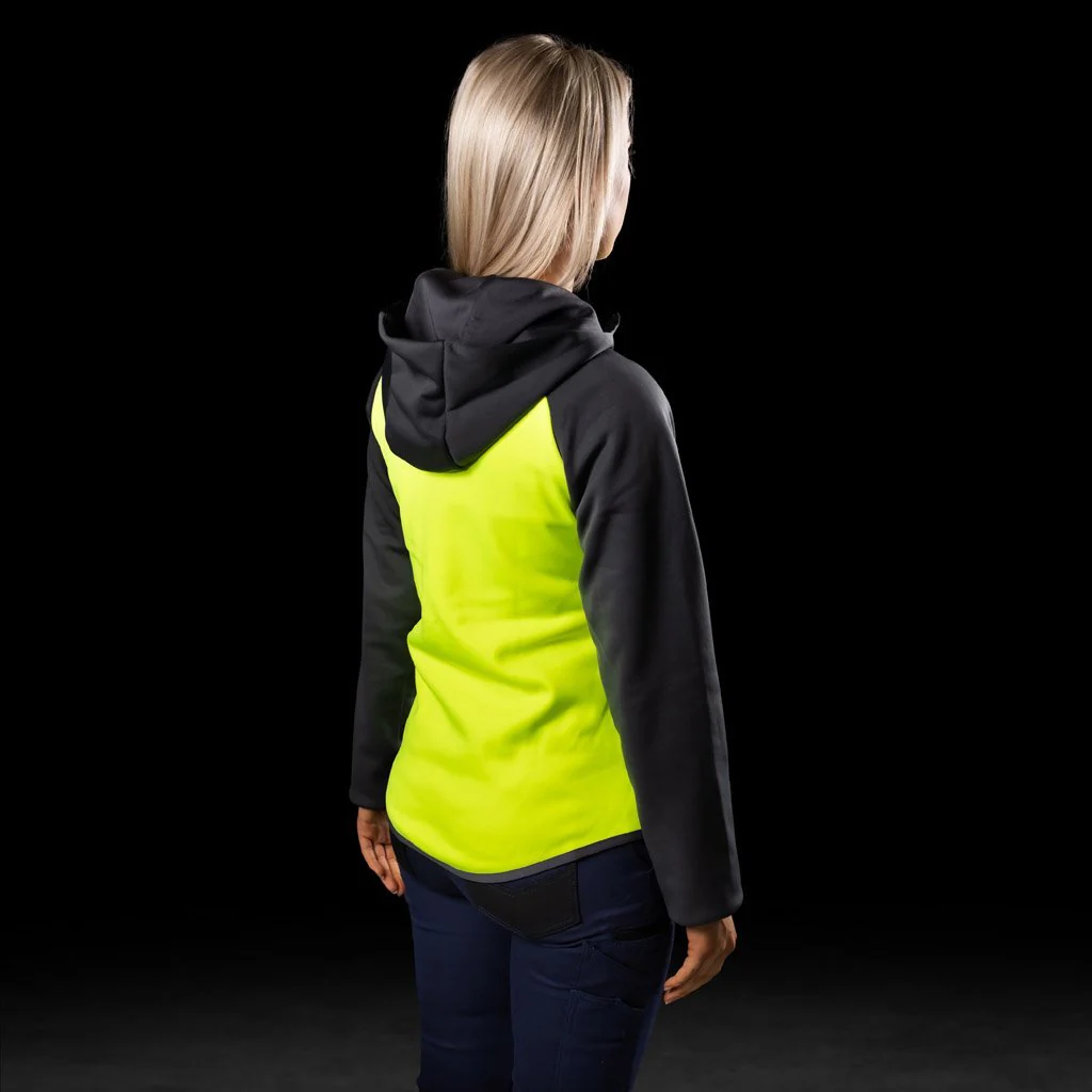 BAD WOMENS ENDURANCE™ HI-VIS FLEECE HOODIE - Image 15