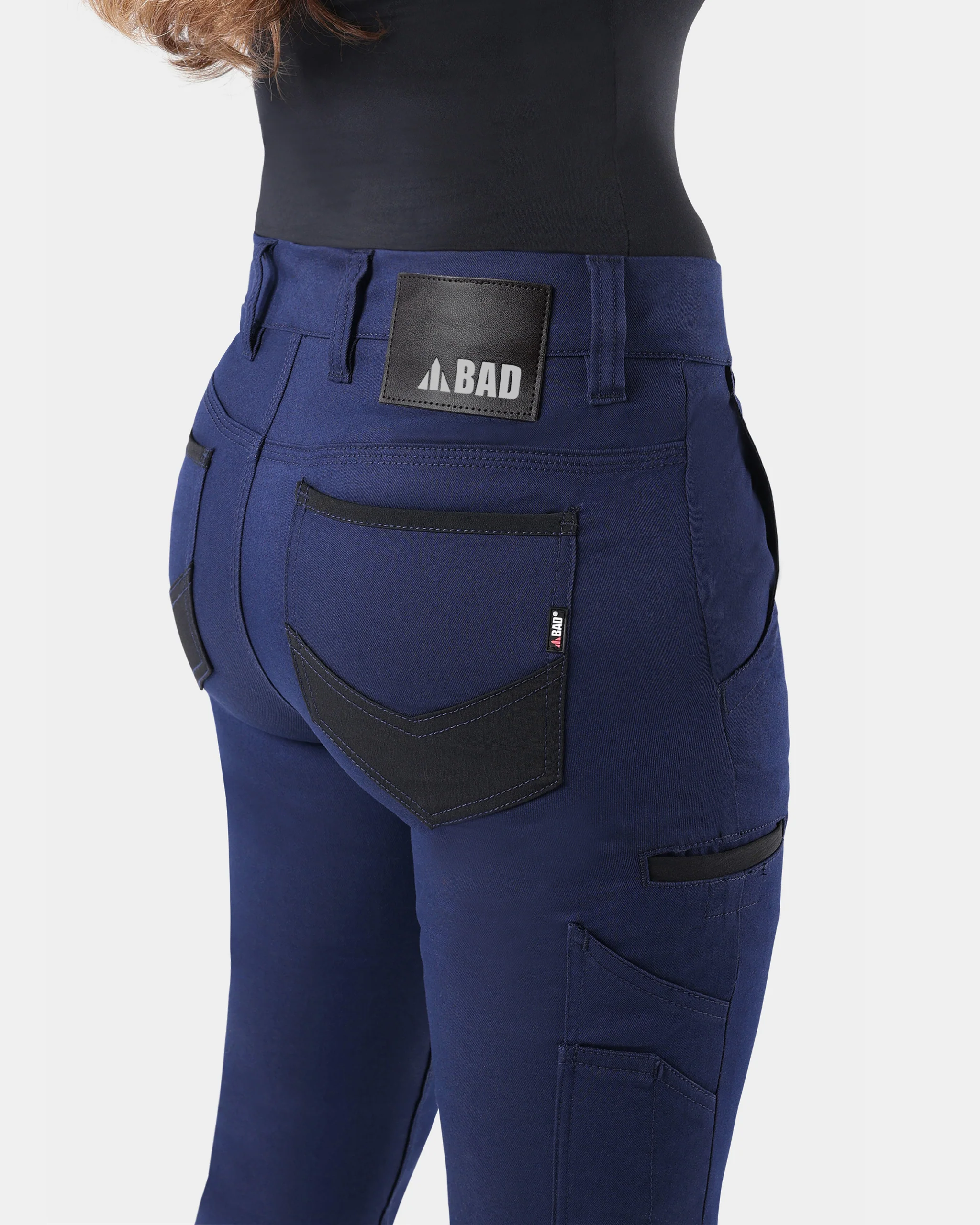 BAD WOMENS FLEX™ HYPERMOVE WORK JEGGINGS WITH 3M TAPE - Image 4