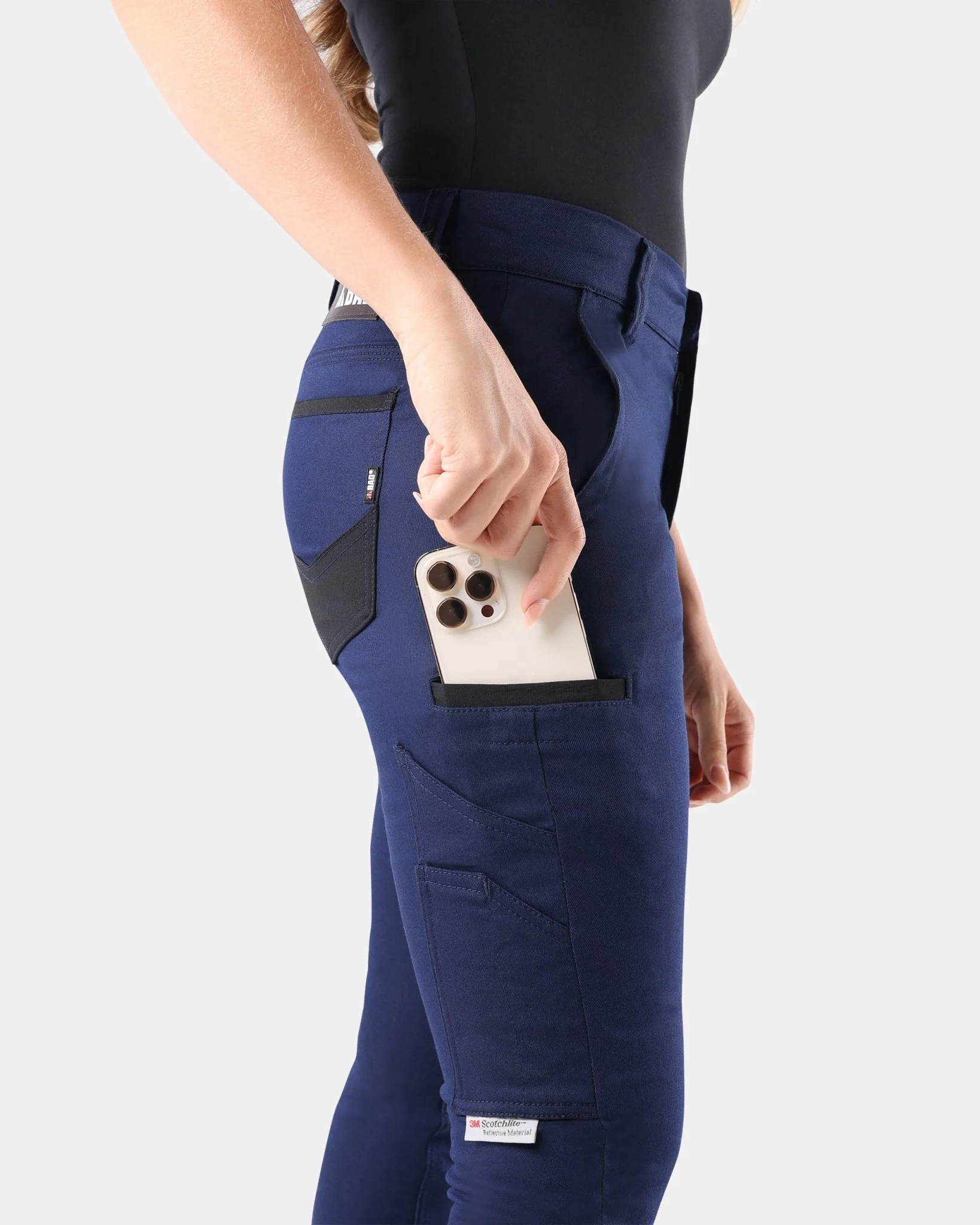 BAD WOMENS FLEX™ HYPERMOVE WORK JEGGINGS WITH 3M TAPE - Image 7