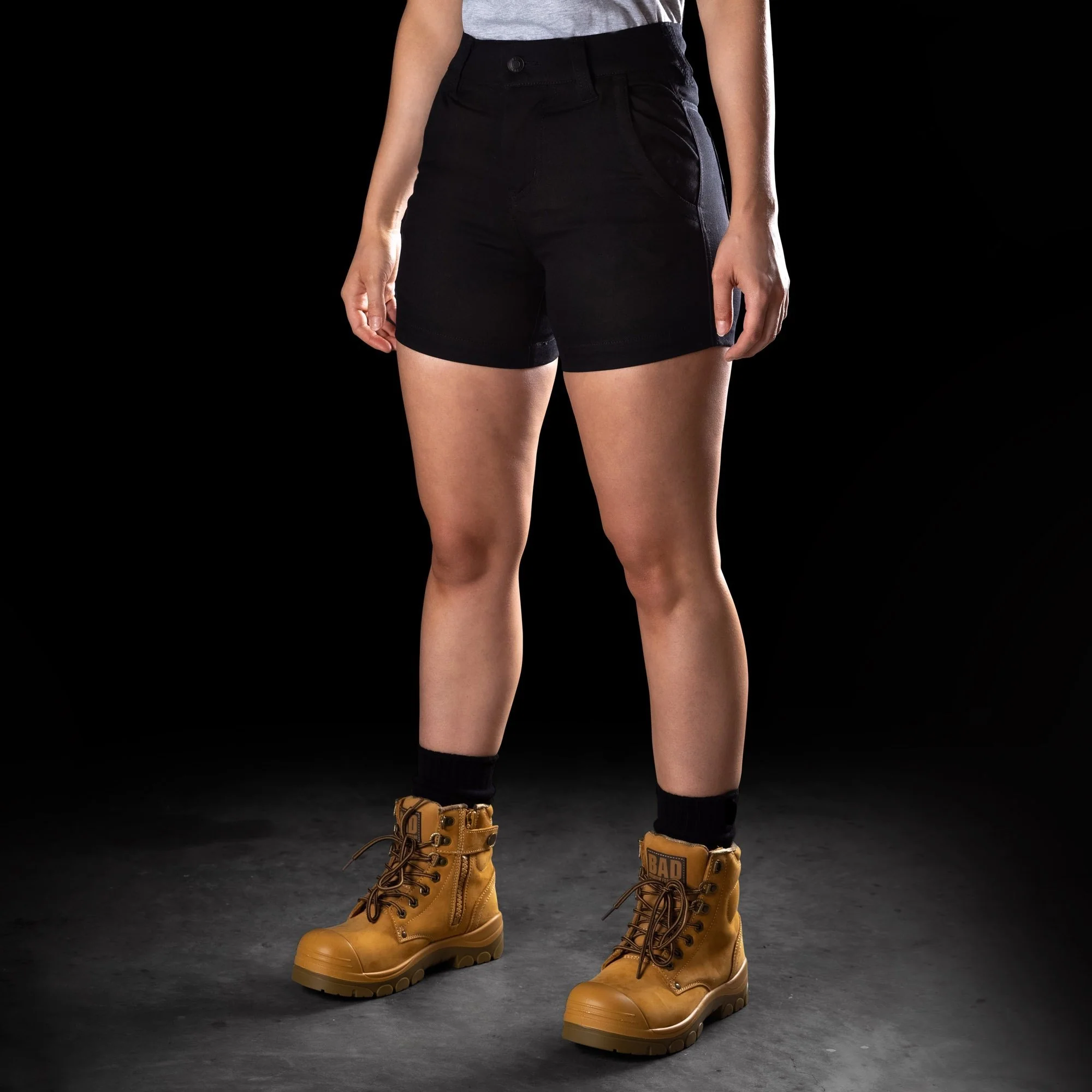 BAD WOMENS FLEX™ HYPERMOVE WORK SHORT SHORTS - Image 10