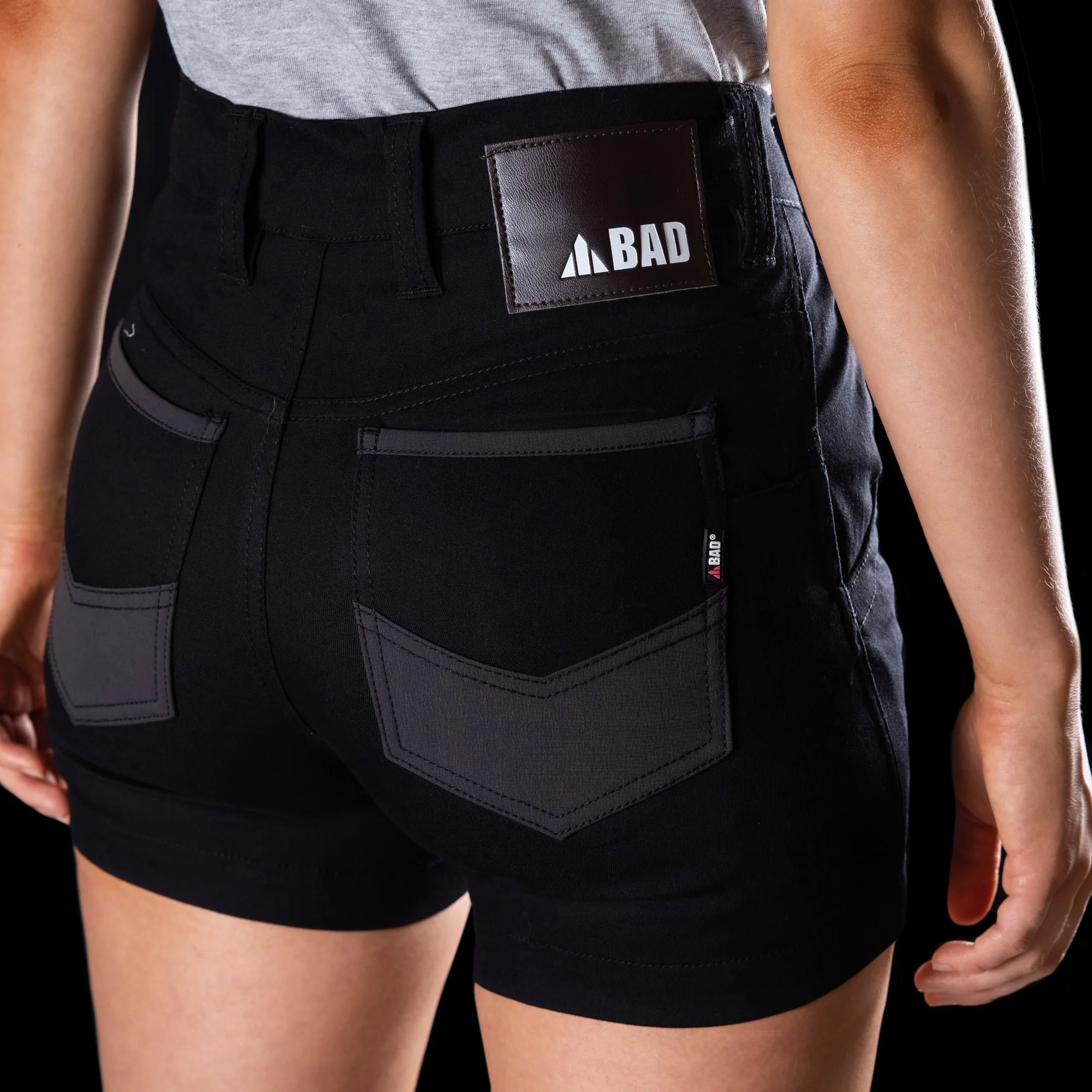 BAD WOMENS FLEX™ HYPERMOVE WORK SHORT SHORTS - Image 12