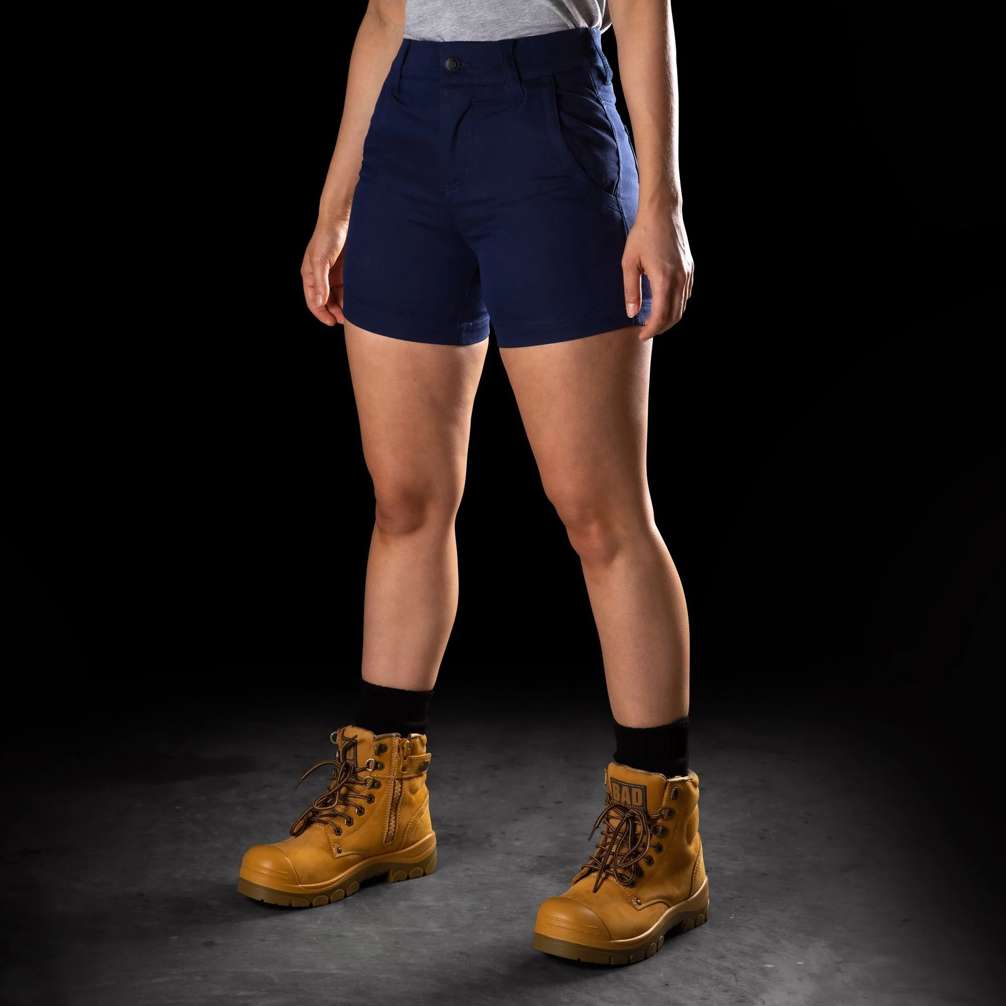 BAD WOMENS FLEX™ HYPERMOVE WORK SHORT SHORTS - Image 6