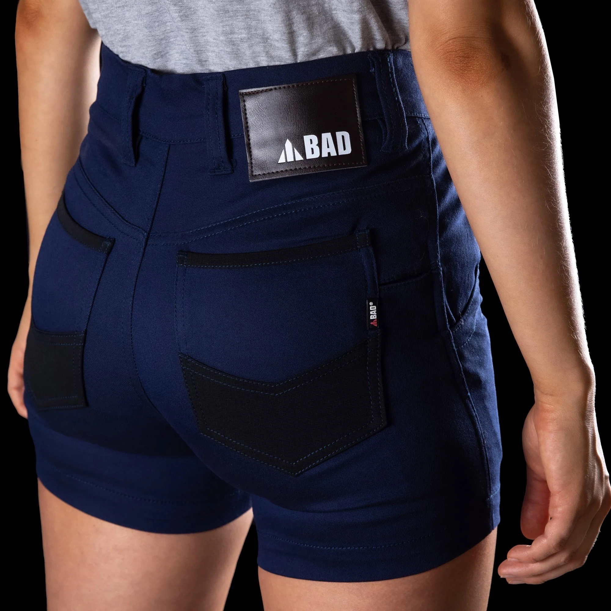 BAD WOMENS FLEX™ HYPERMOVE WORK SHORT SHORTS - Image 8