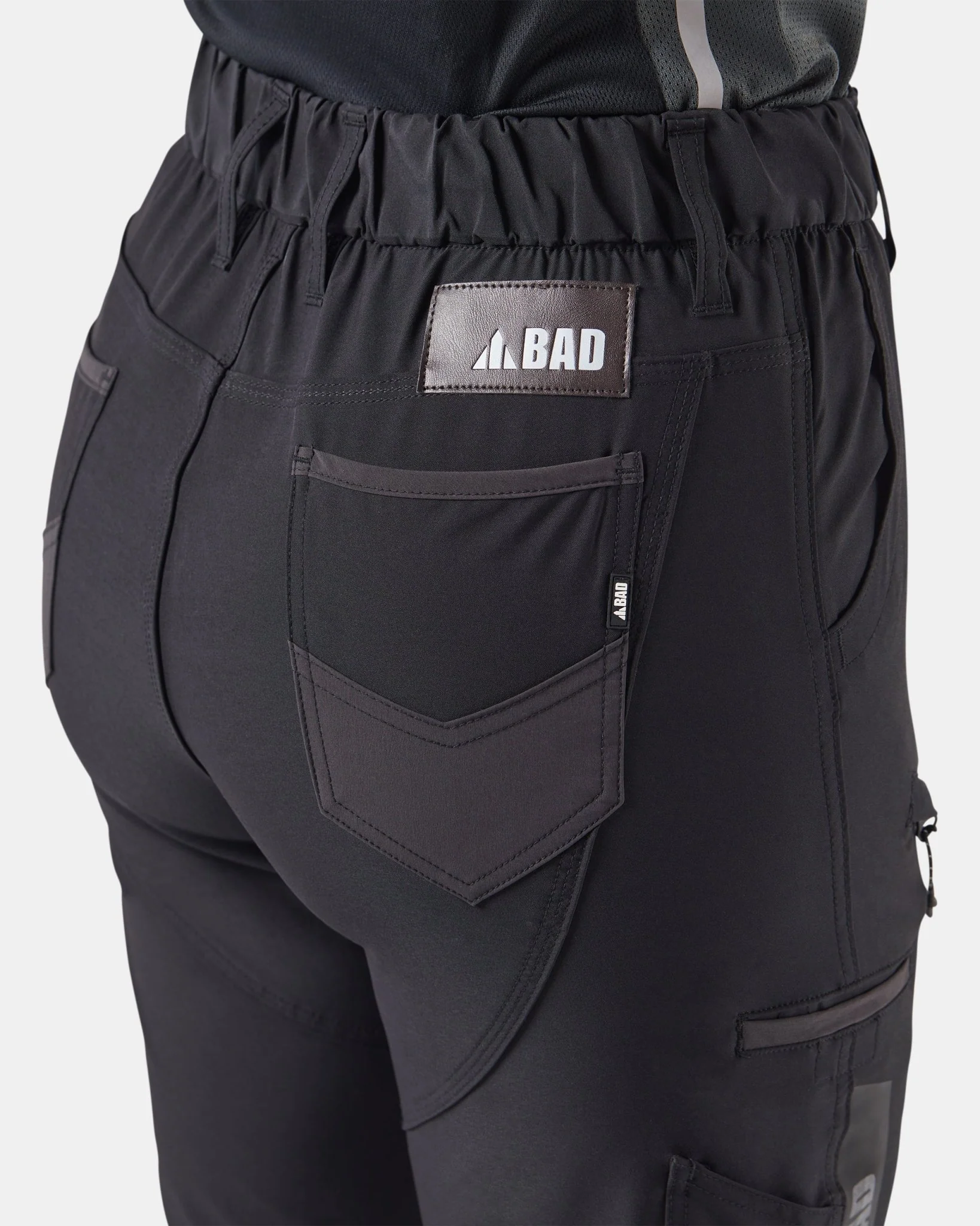 BAD WOMENS NEXT™ WATERPROOF ELASTIC WAIST CUFFED WORK PANTS - Image 3