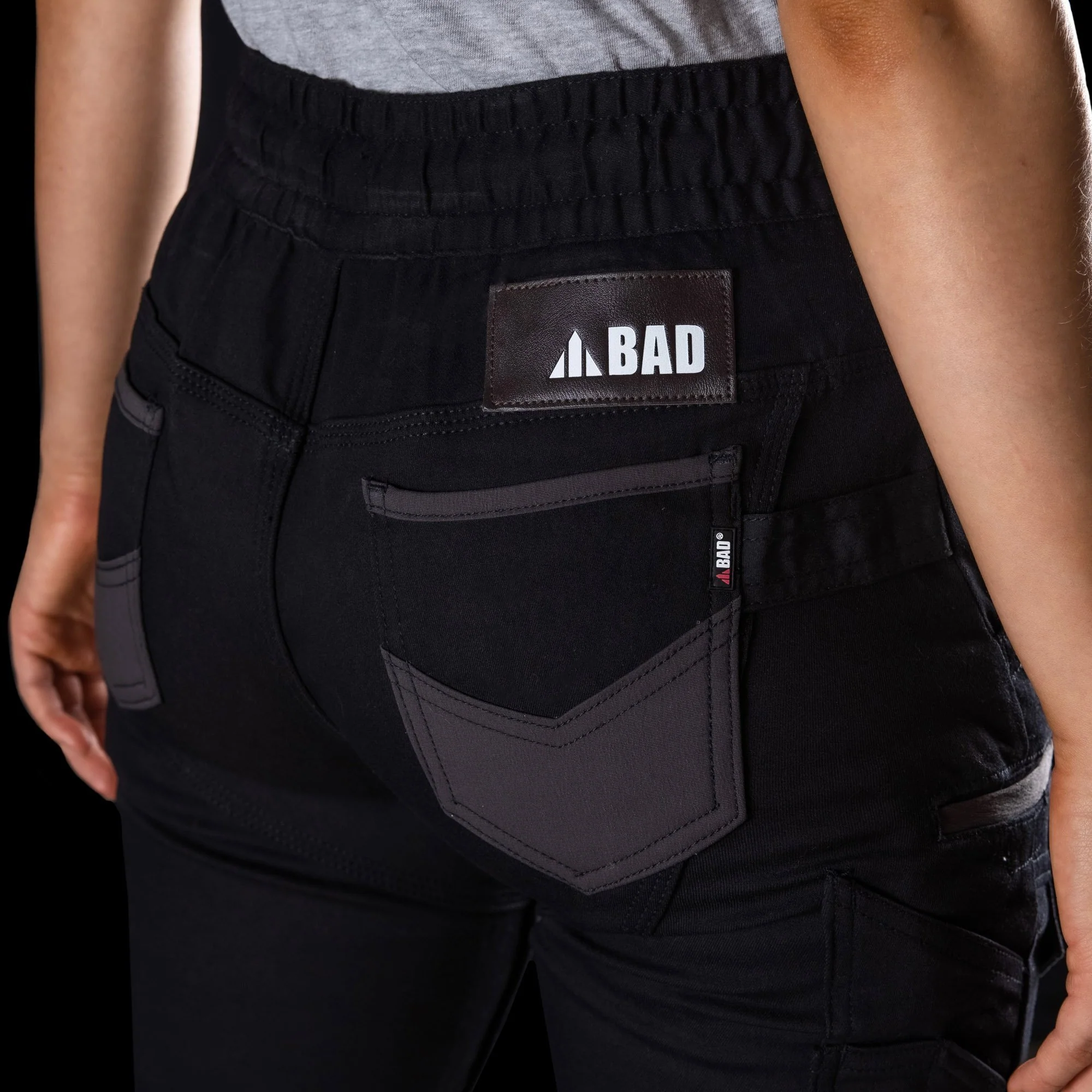BAD WOMENS SAVIOUR™ CUFFED ELASTIC WAIST WORK PANTS - Image 12