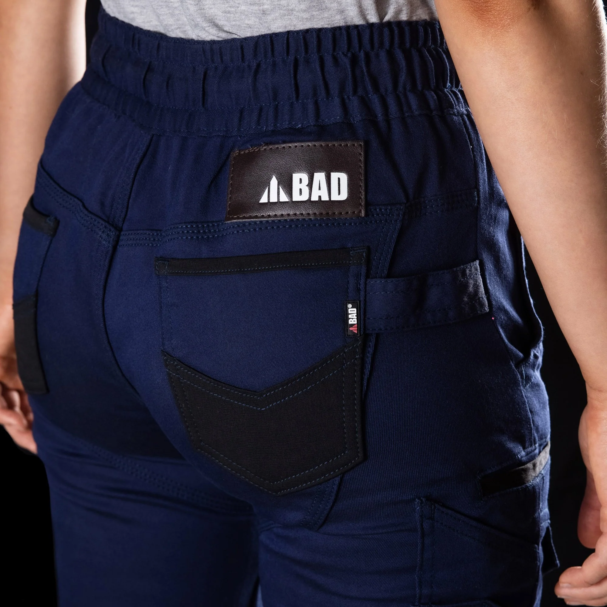 BAD WOMENS SAVIOUR™ CUFFED ELASTIC WAIST WORK PANTS - Image 16