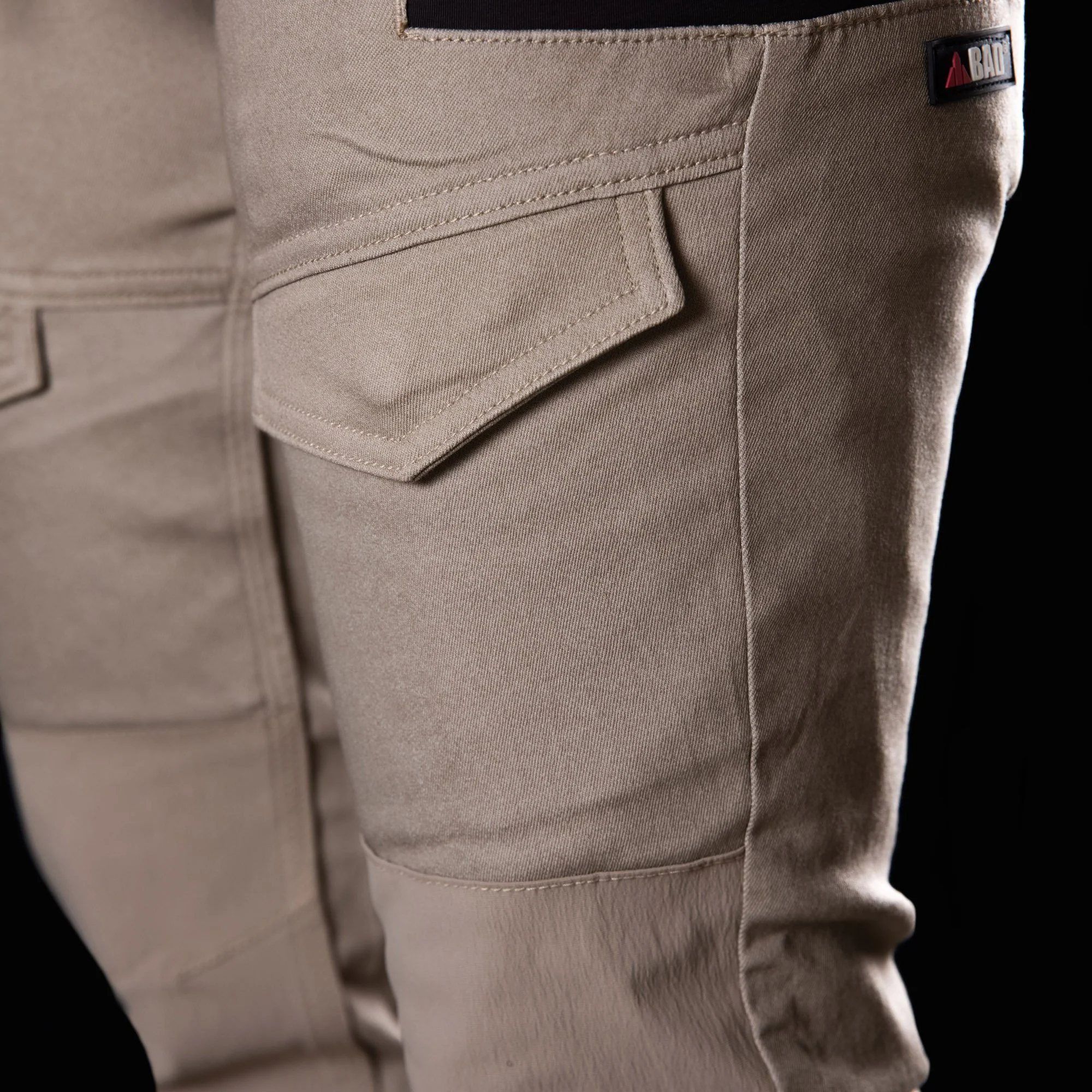 BAD WOMENS SAVIOUR™ CUFFED ELASTIC WAIST WORK PANTS - Image 6