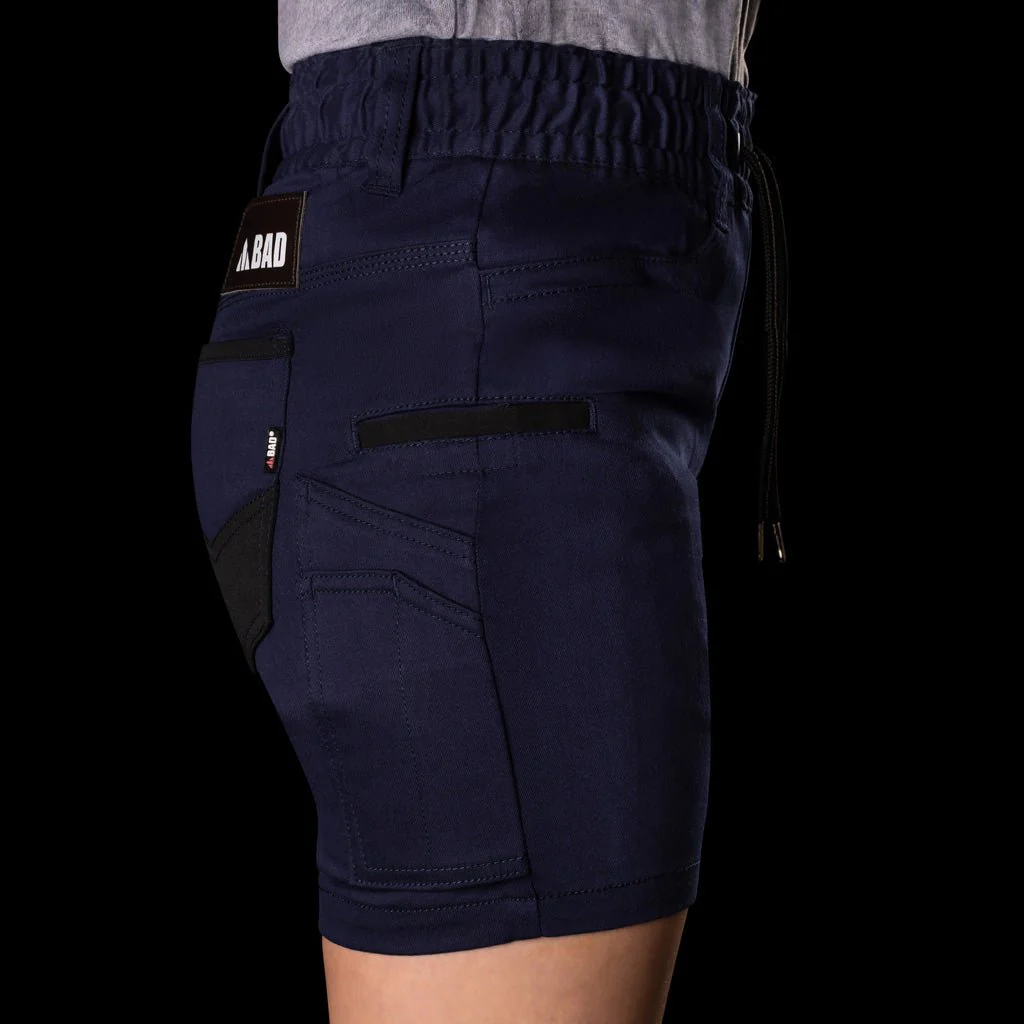 BAD WOMENS SAVIOUR-PRO™ ELASTIC WAIST WORK SHORT SHORTS - Image 11