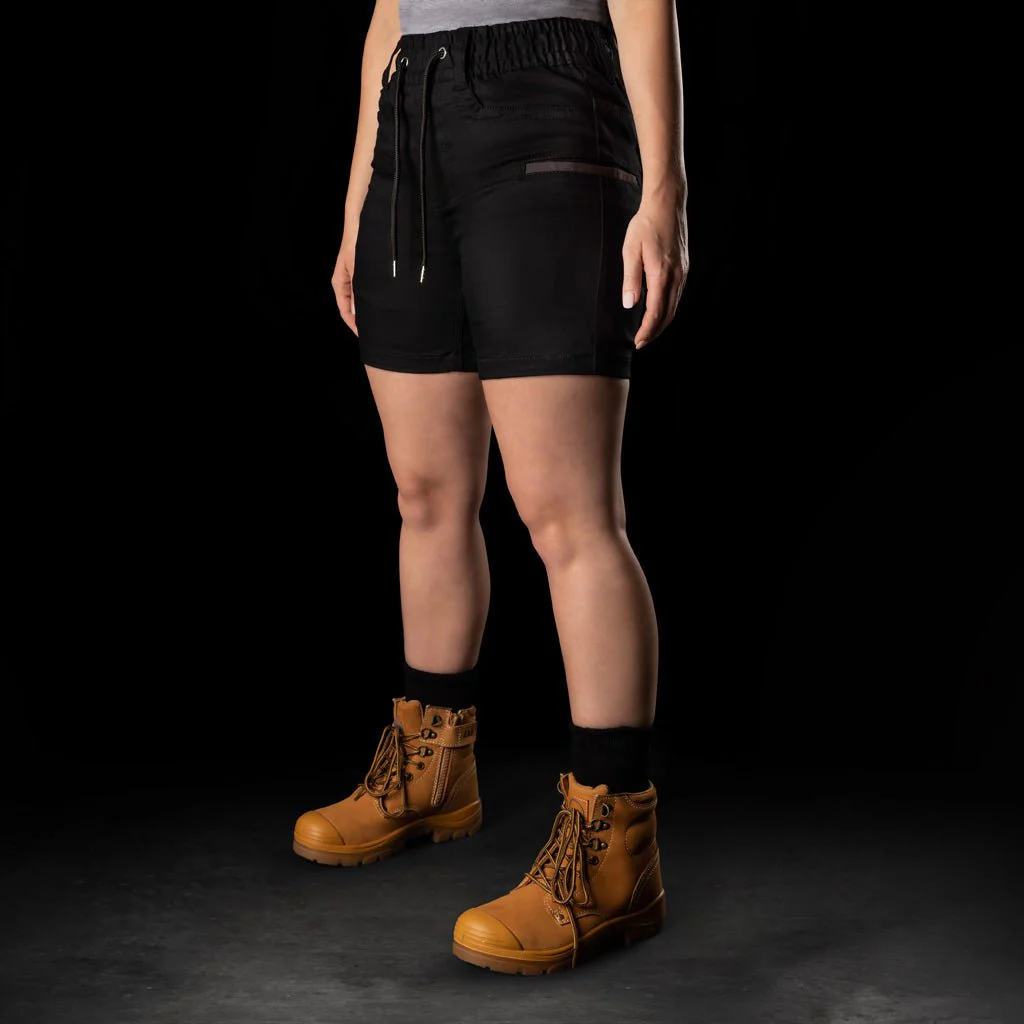 BAD WOMENS SAVIOUR-PRO™ ELASTIC WAIST WORK SHORT SHORTS - Image 14