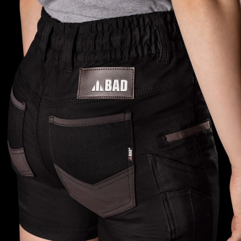 BAD WOMENS SAVIOUR-PRO™ ELASTIC WAIST WORK SHORT SHORTS - Image 16