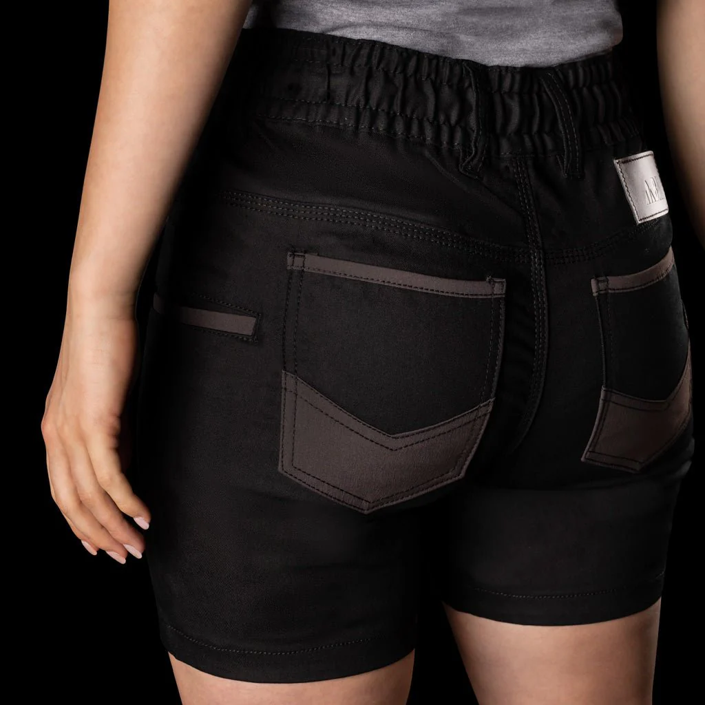 BAD WOMENS SAVIOUR-PRO™ ELASTIC WAIST WORK SHORT SHORTS - Image 19
