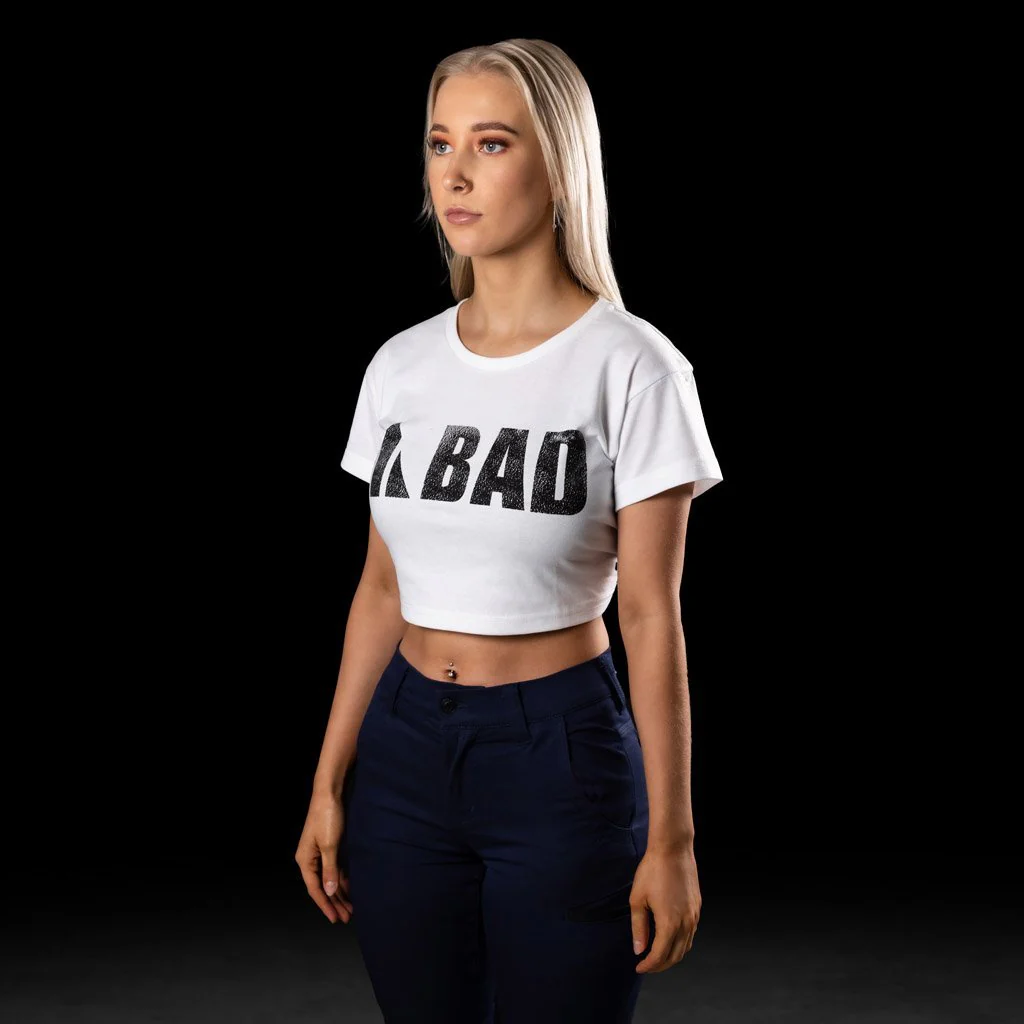BAD® WOMEN'S TRADEMARK CROP S/S T-SHIRT - Image 2