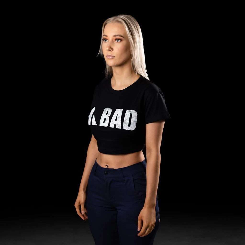BAD® WOMEN'S TRADEMARK CROP S/S T-SHIRT - Image 4