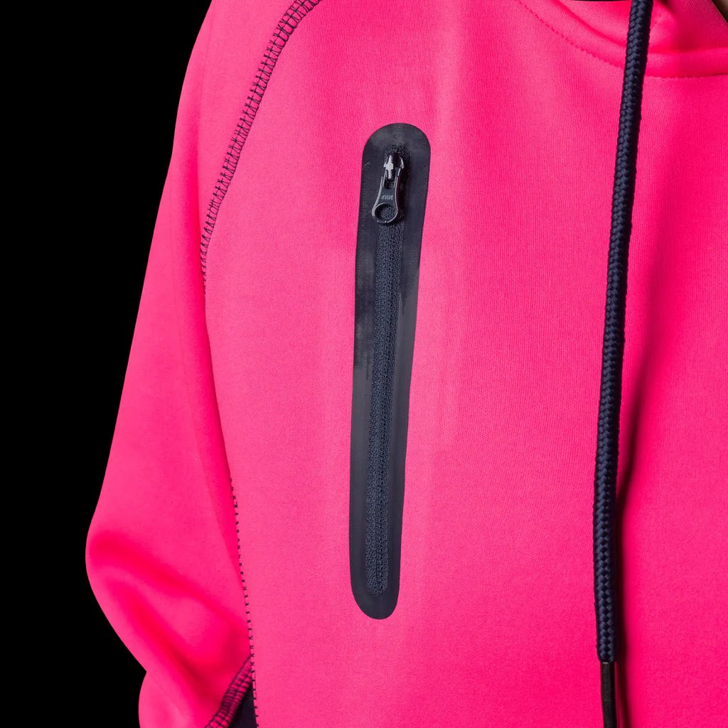 BAD WOMENS WATERPROOF RAIN-DEFEND™ HI-VIS FLEECE HOODIE - Image 13
