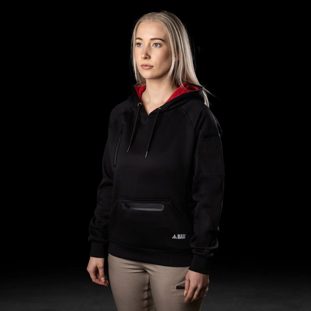 BAD WOMENS WATERPROOF RAIN-DEFEND™ HI-VIS FLEECE HOODIE - Image 18