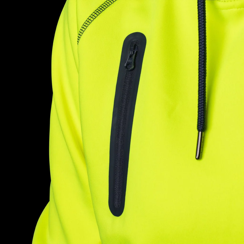 BAD WOMENS WATERPROOF RAIN-DEFEND™ HI-VIS FLEECE HOODIE - Image 29