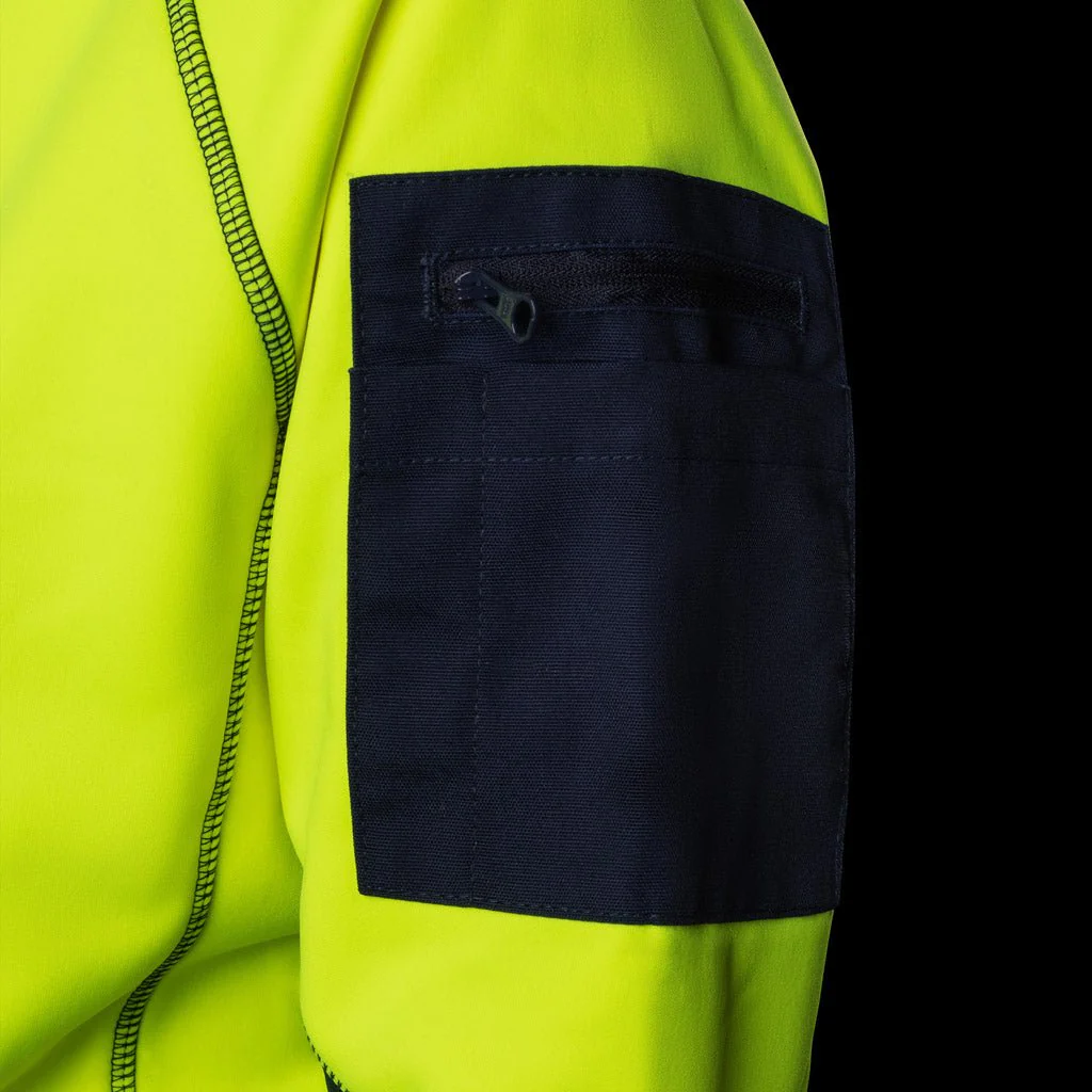BAD WOMENS WATERPROOF RAIN-DEFEND™ HI-VIS FLEECE HOODIE - Image 31