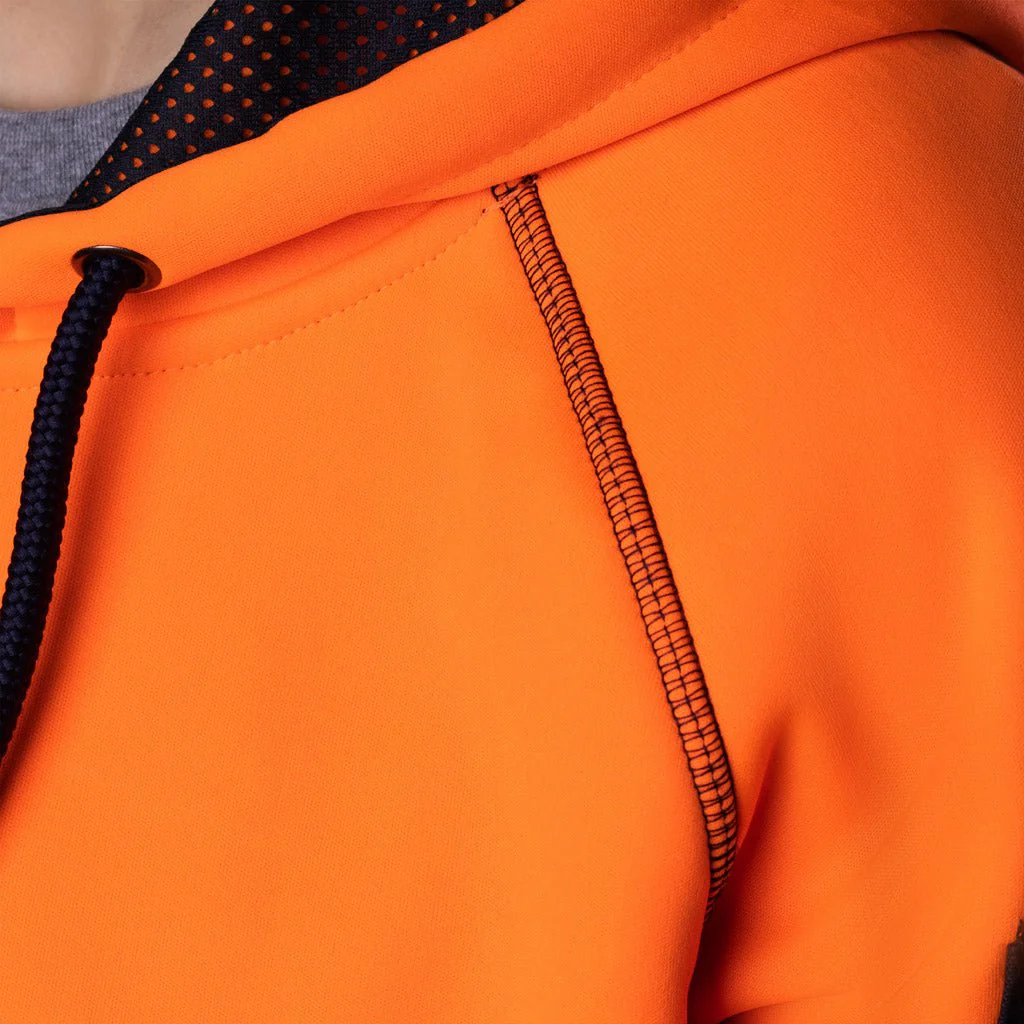BAD WOMENS WATERPROOF RAIN-DEFEND™ HI-VIS FLEECE HOODIE - Image 7