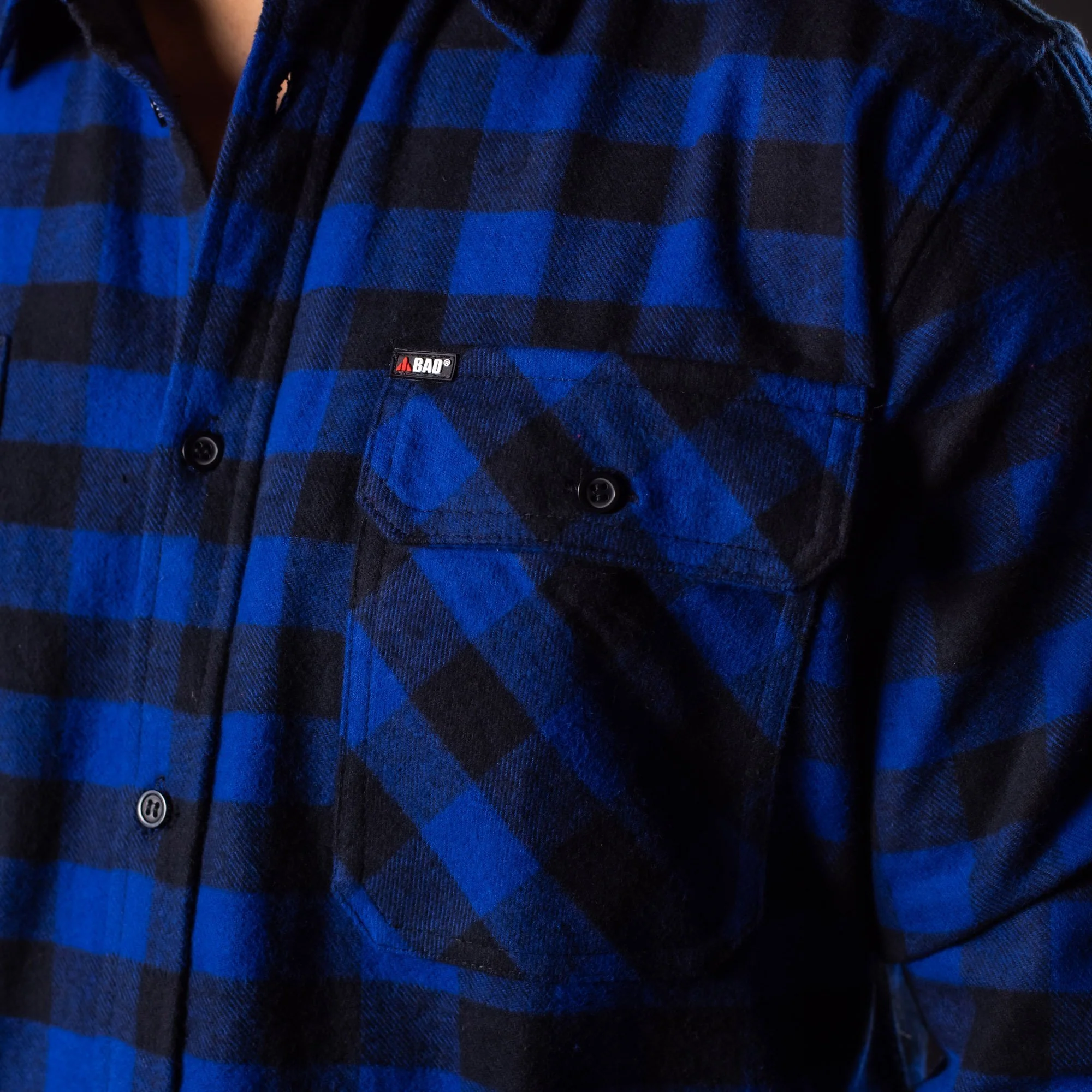 BAD® FLANNELETTE CHECK L/S SHIRT - Image 12