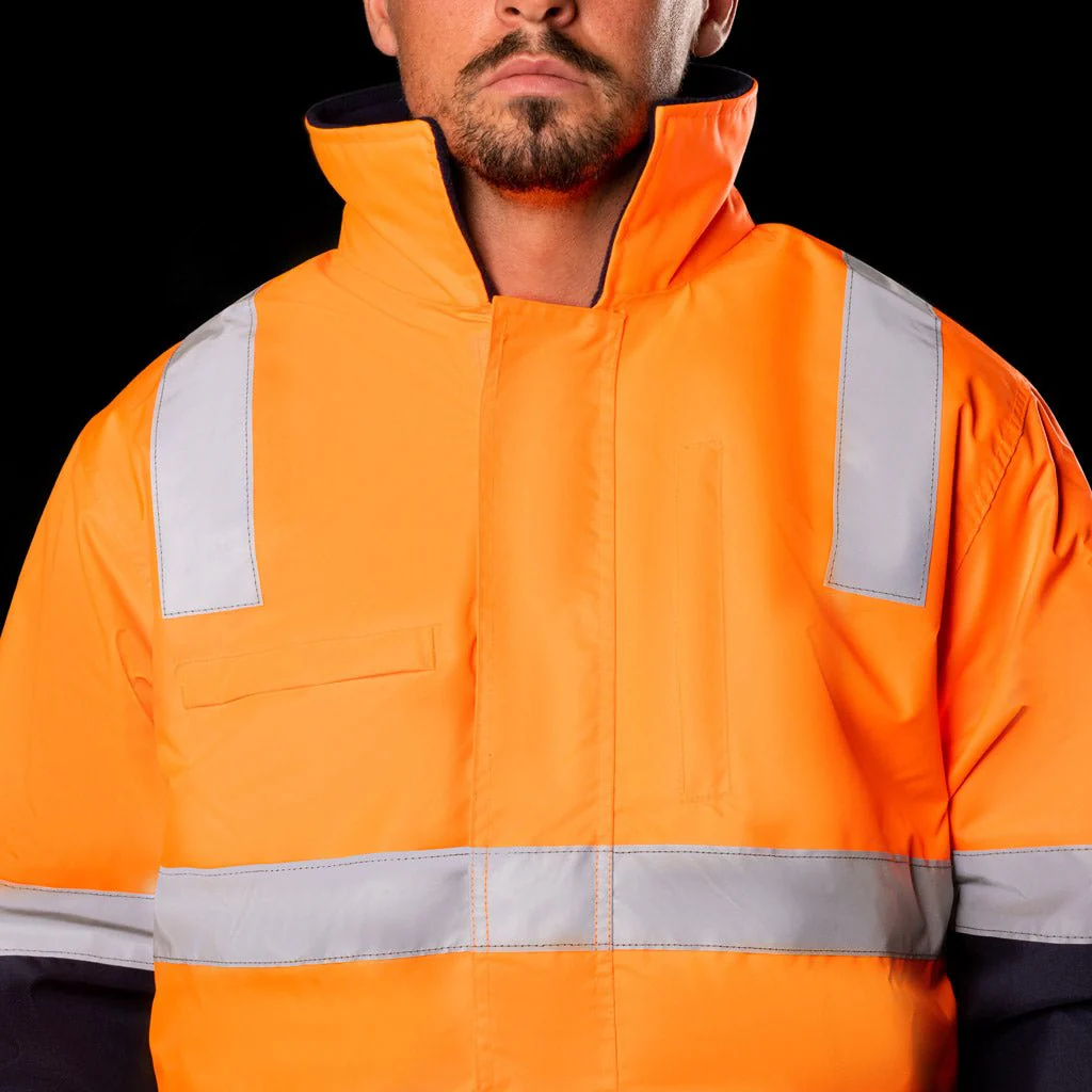 WATERPROOF HI-VIS PARKA JACKET WITH 3M  TAPE - Image 10