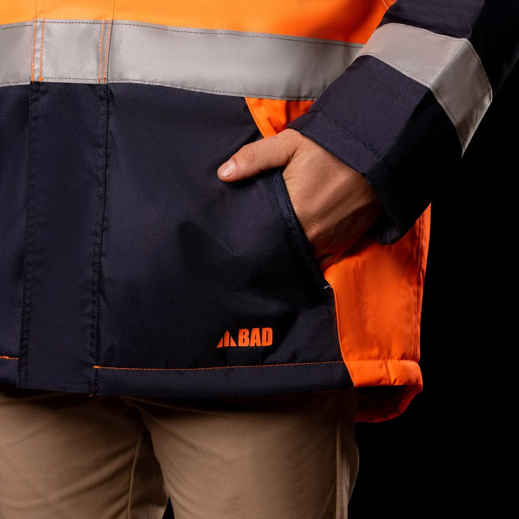 WATERPROOF HI-VIS PARKA JACKET WITH 3M  TAPE - Image 11