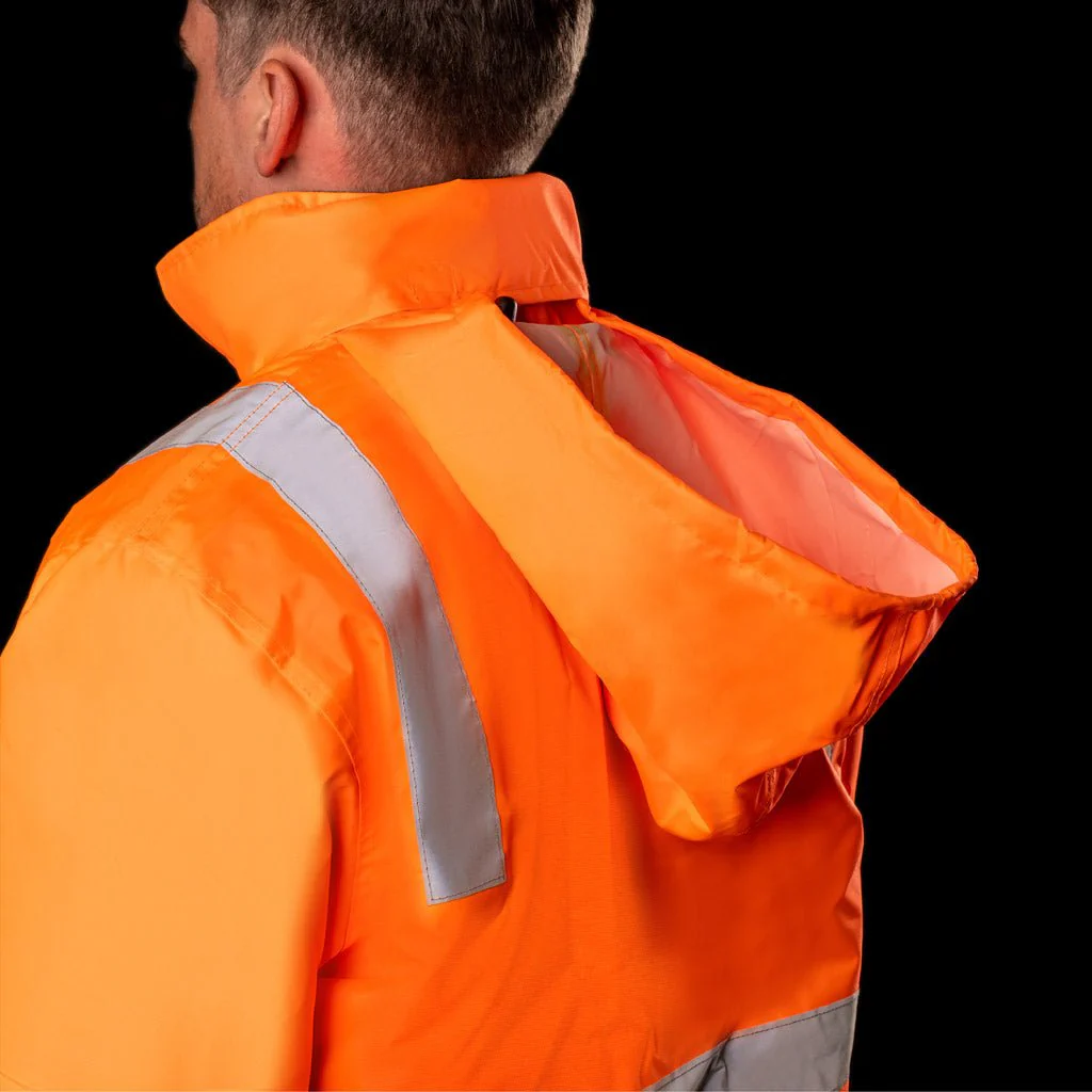 WATERPROOF HI-VIS PARKA JACKET WITH 3M  TAPE - Image 13