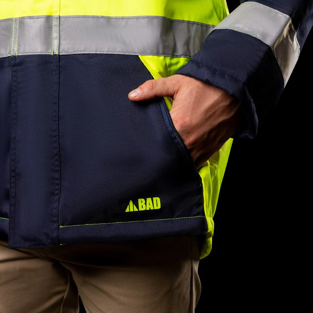 WATERPROOF HI-VIS PARKA JACKET WITH 3M  TAPE - Image 6