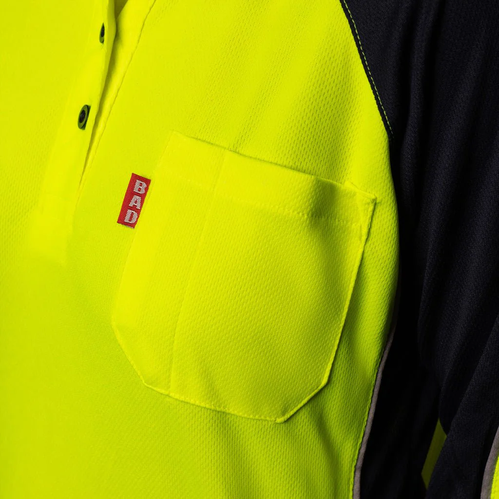 WOMENS HI-VIS L/S POLO SHIRT - Image 11