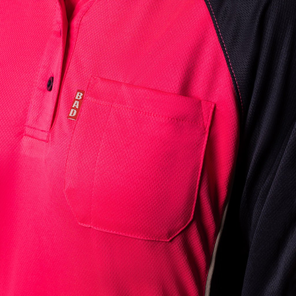 WOMENS HI-VIS L/S POLO SHIRT - Image 17