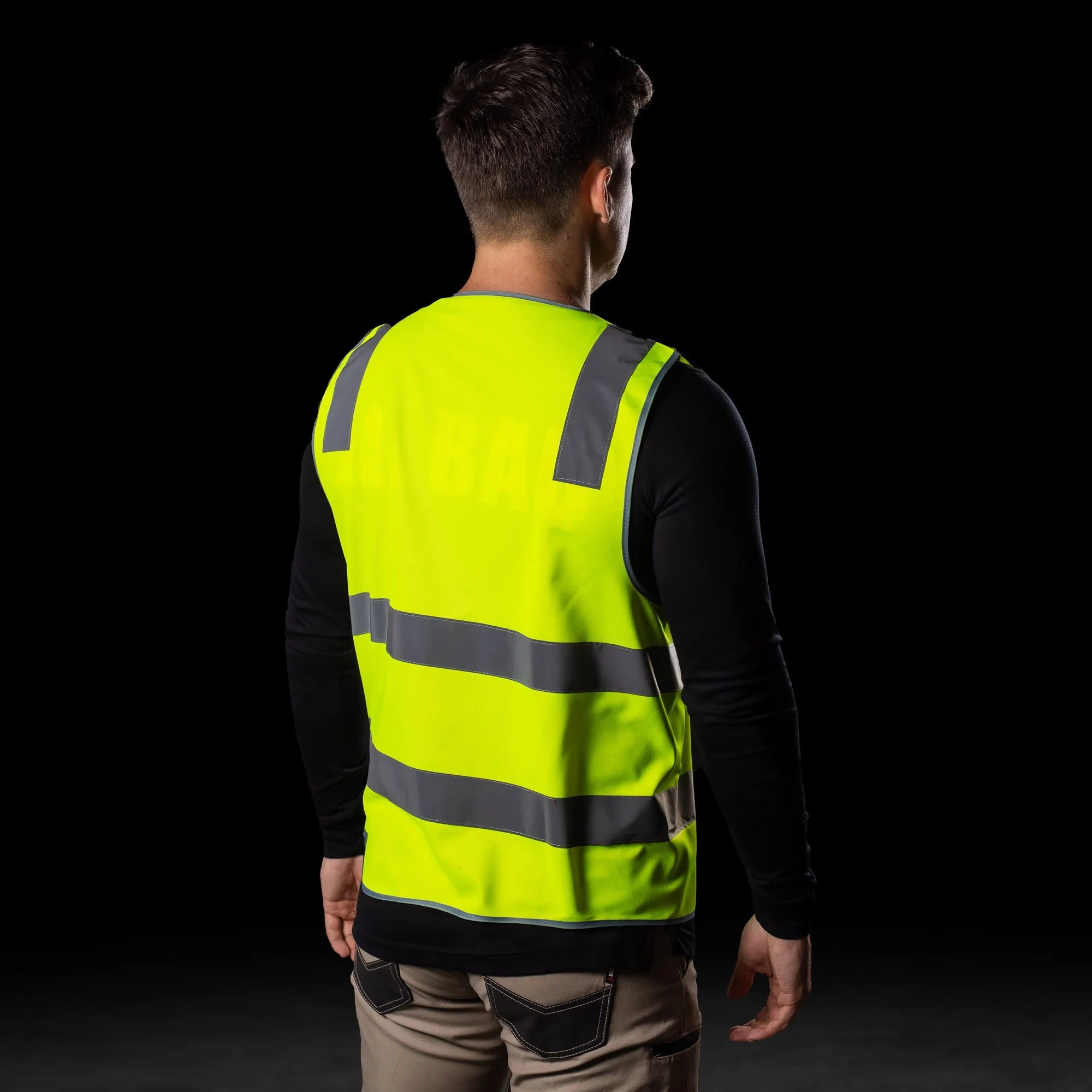BAD® HI-VIS DAY/NIGHT ZIP SAFETY VEST - Image 3
