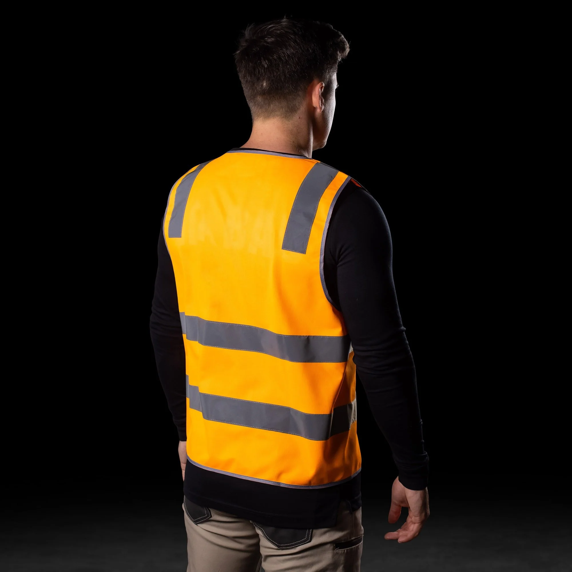BAD® HI-VIS DAY/NIGHT ZIP SAFETY VEST - Image 7
